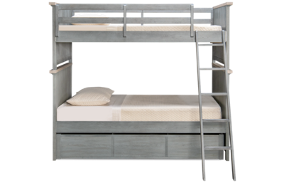 Cone Mills Twin Over Twin Bunk Bed with Trundle