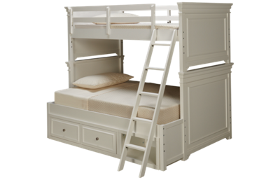 Canterbury Twin Over Full Bunk Bed with Underbed Storage