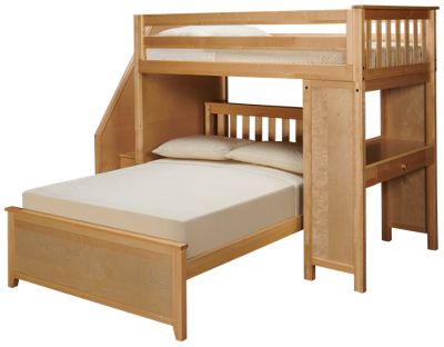 twin over twin loft bunk bed