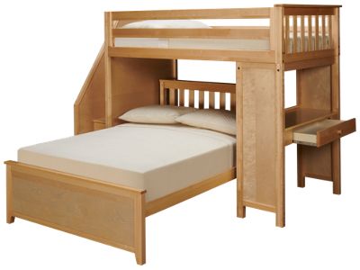 full over desk loft bed