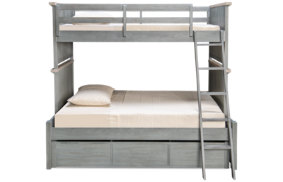 Cone Mills Twin Over Full Bunk Bed with Trundle