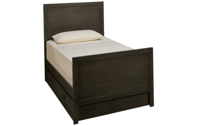 Oak Furniture West Owen Twin Panel Bed with Trundle