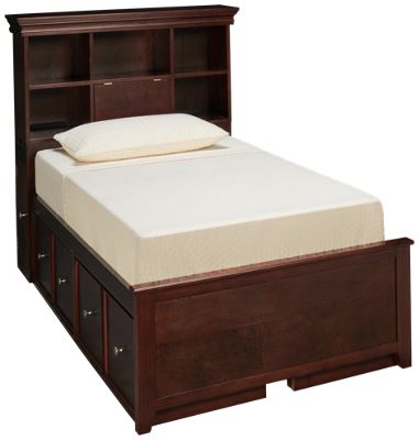 Maxwood Furniture-Boston-Maxwood Furniture Boston Twin Bookcase Bed ...