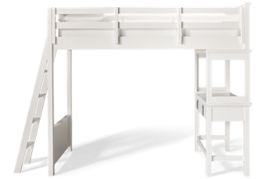 Hanover Twin Loft Bed - Multifunctional - Built-in Desk - Space-Saving