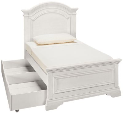 Olivia Twin Panel Bed with Underbed Trundle - Thumbnail 2