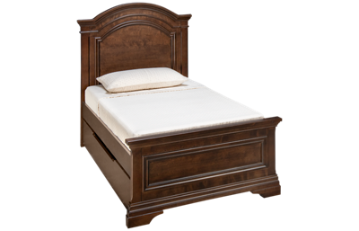 Olivia Twin Panel Bed with Underbed Trundle