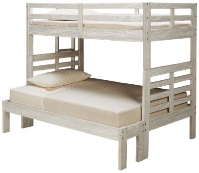 low profile twin over full bunk bed