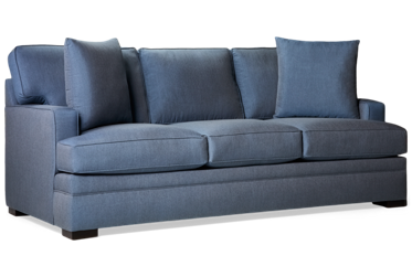 Choices Sofa - Durable Sunbrella Fabric - Supportive Back - Track Arms - Two Toss Pillows Included