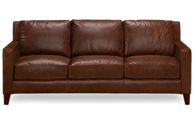 Turner Leather Curved Sofa