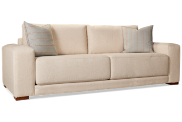 Clearwater Sofa - Durable Sunbrella Fabric - Wide Track Arms - Stylish Toss Pillows