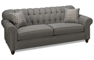 Klaussner Home Furnishings Sinclair Sofa with Nailhead