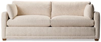 Sylvie 88" Sofa - Plush Cushions - Sleek Track Arms - Transitional Style - Coordinating Toss Pillows