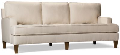 Carter Sofa - Soft Durable Fabric - Track Arms - Button-Tufted Bench Seat