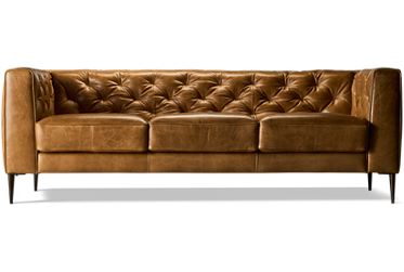 Oak Park Leather Sofa