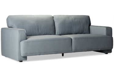 Tribeca Leather Sofa - Chic Contemporary Design - High Resiliency Foam Cushions - Top Grain Leather