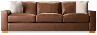 Declan Leather Apartment Sofa
