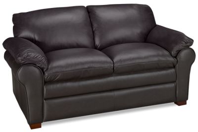 Hogan Leather Loveseat Jordan S Furniture