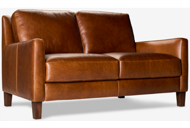Houston Leather Loveseat