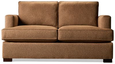 Bonsai Loveseat - Luxurious Textured Fabric - Matching Toss Pillows - Sleek Track Arms - Modern Comfort