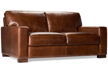 Pista Leather Loveseat 