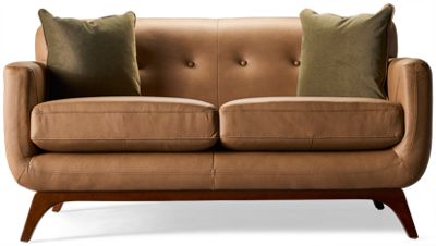 Eastside Leather Loveseat