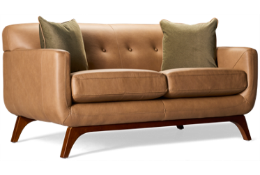 Eastside Leather Loveseat