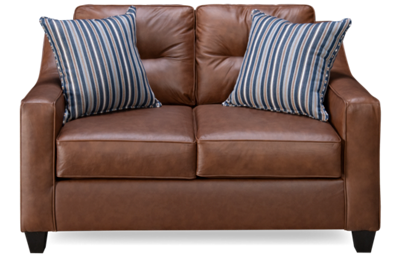 Maguire Leather Loveseat