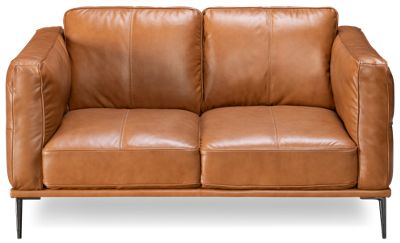 Newport Leather Loveseat