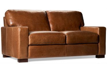 Pista II Leather Loveseat
