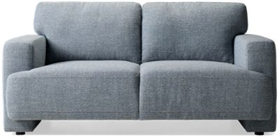 Tribeca Loveseat - Chic Contemporary Design - High Resiliency Foam Cushions - Streamlined Comfort