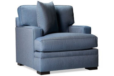 Choices Chair - Durable Sunbrella Fabric - Supportive Back - Track Arms - Toss Pillows Included