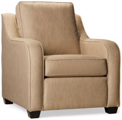 Jupiter Chair - Easy Care Sunbrella Fabric - Sloped Track Arms - Plush Cushion - Minimalist Comfort