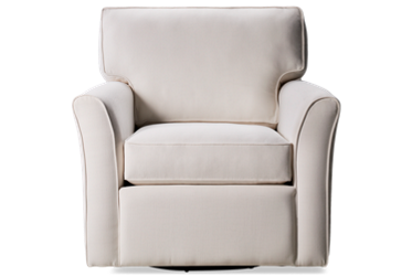 Daytona Swivel Chair - Easy Care Sunbrella Fabric - Flared Arms - Comfy Cushions - 360-Degree Swivel Motion