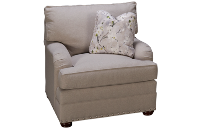 Custom Chair with Nailhead