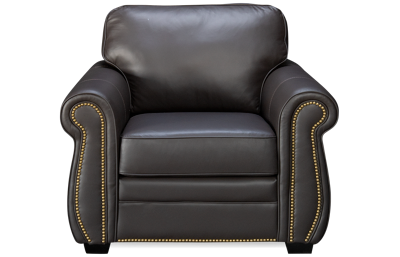 Viceroy Leather Chair with Nailhead