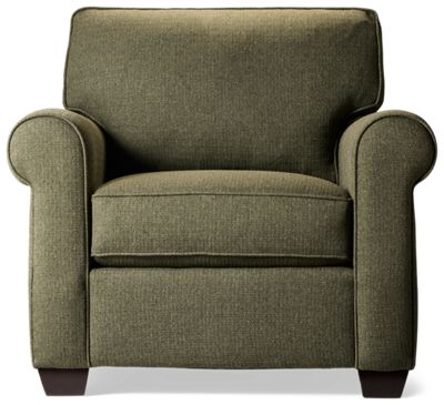 Cuddler Arm Chair - Cozy Back & Seat Cushions - Rolled Arms - Easy Care Fabric