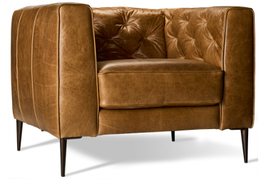 Oak Park Leather Chair