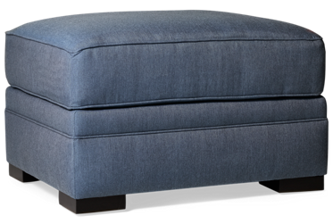 Choices Ottoman - Durable Sunbrella Fabric - Rectangular Transitional Design