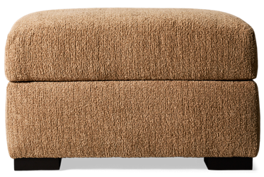 Rosie Ottoman - Plush Fabric Upholstery - Transitional Style - Durable Construction