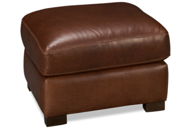 Everest Leather Ottoman