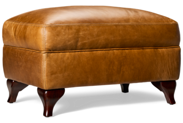 Camden Leather Ottoman