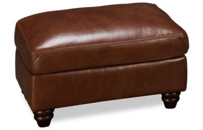 Belmont Leather Ottoman