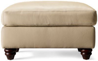 Belmont Leather Ottoman