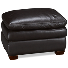 Futura Hogan Leather Ottoman