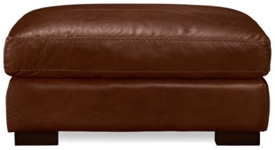 Dallas Leather Ottoman