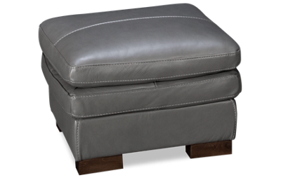 Admiral Leather Ottoman