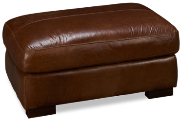 Pista Leather Ottoman
