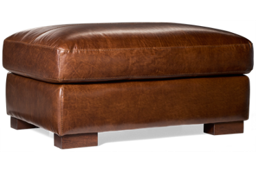 Pista Leather Ottoman