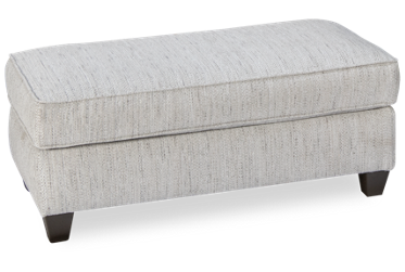 Deanna Ottoman Coffee Table - Casual Elegance - Plush Rectangular Top - Tonal Welt Trim - Stylish Tapered Square Legs