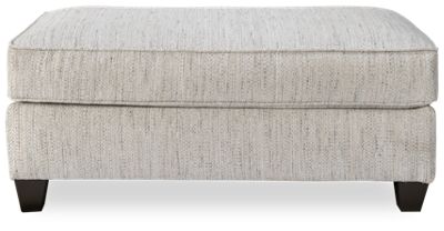 Deanna Ottoman Coffee Table - Casual Elegance - Plush Rectangular Top - Tonal Welt Trim - Stylish Tapered Square Legs
